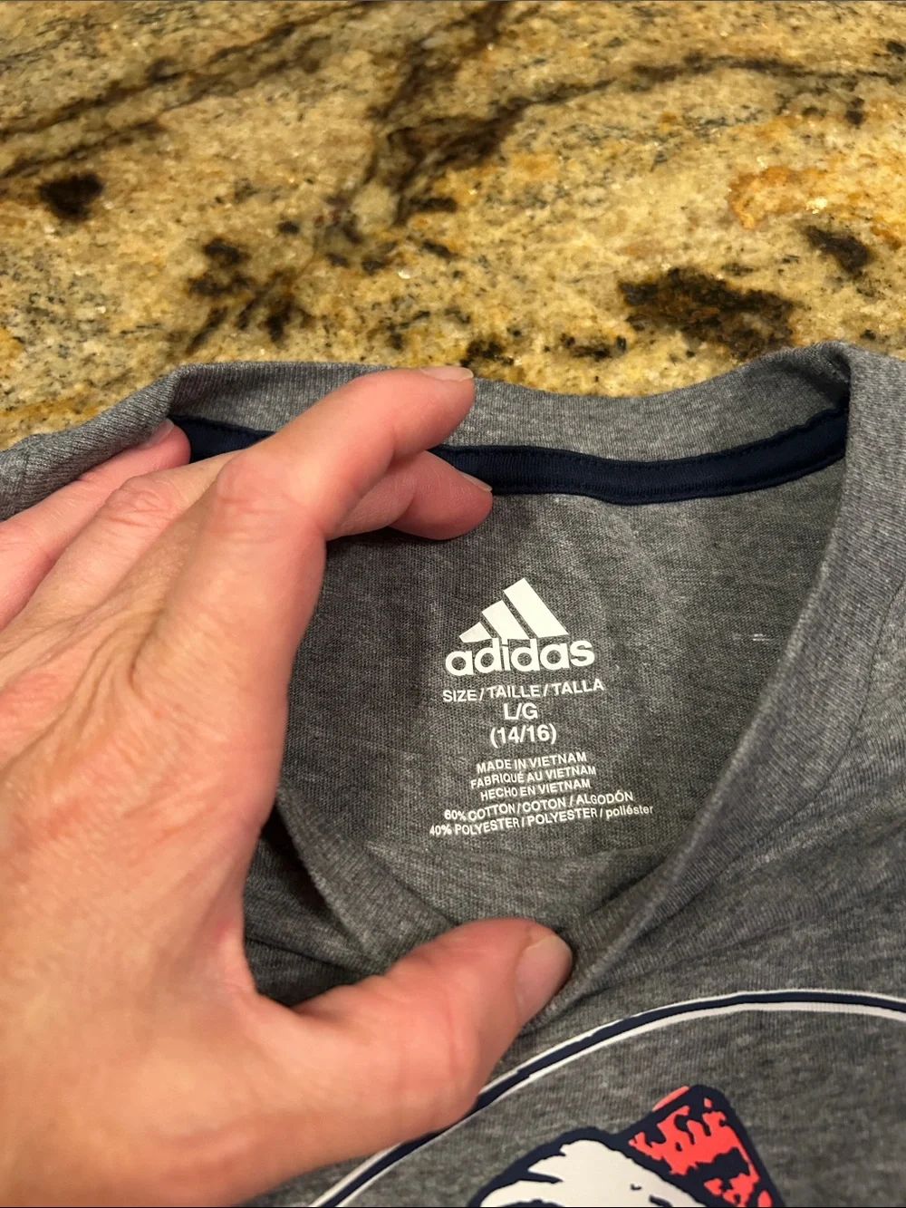 adidas gray tshirt